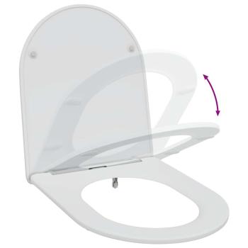 Toilettensitz Weiß 47 x 36 x 3,4 cm Duroplast