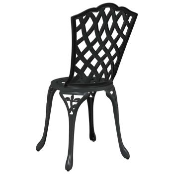 Schwarz Aluminium Standard Atmungsaktives Design Gartenstuhl