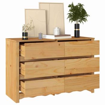 Kommode ""DRAMMEN"" 111x43x73,5 cm Massivholz Kiefer