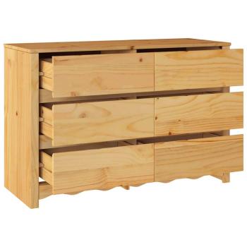 Kommode ""DRAMMEN"" 111x43x73,5 cm Massivholz Kiefer