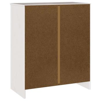 Kommode ""DRAMMEN"" Weiß 76,5x40x91 cm Massivholz Kiefer