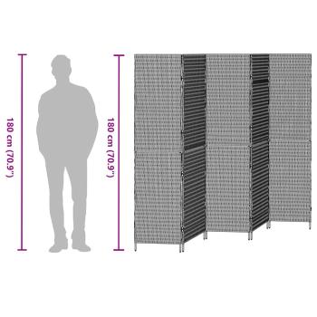 Raumteiler Beige Holz Groß Faltbar Raumteiler Rechteckig