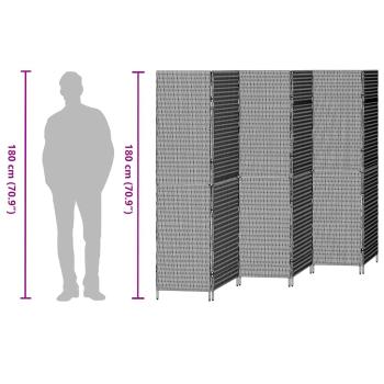 Raumteiler Beige Holz Groß Faltbar Raumteiler Rechteckig