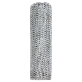 Sechseckzaun Feuerverzinkter Stahl 10000 x 0.05 x 40 cm Robust