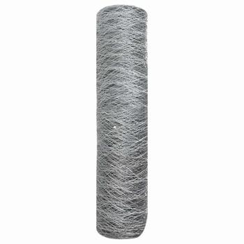 Sechseckzaun Verzinkter Stahl 10000 x 0.06 x 60 cm Langlebig