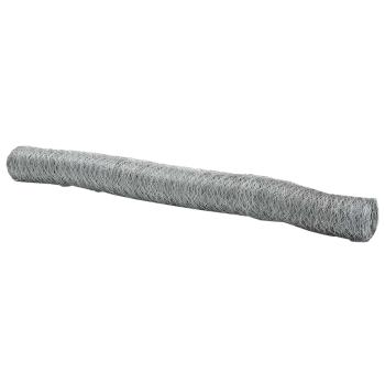 Sechseckzaun Feuerverzinkter Stahl 10000 x 0.05 x 120 cm Langlebig
