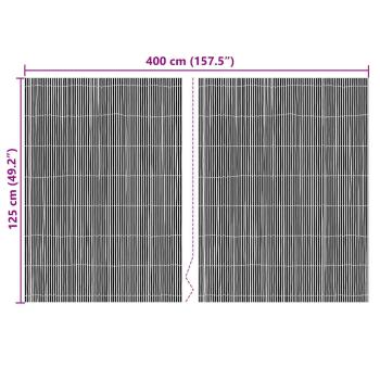 Bambus Zaun 400x125 cm