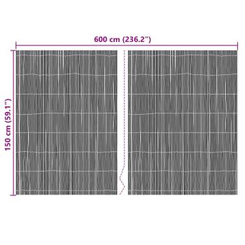 Bambuszäune 600x150 cm
