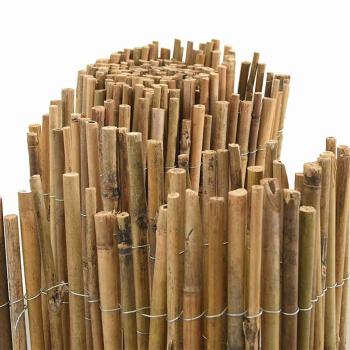 Bambuszaun 500 x 180 cm Bambus Natur