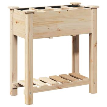 Gartenpflanzer mit Gittern 71x37x76 cm aus massivem Kiefernholz