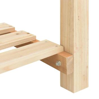 Gartenpflanzer mit Gittern 115x59x76 cm aus massivem Kiefernholz