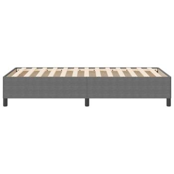 Bettgestell Hellgrau 80x200 cm Cordstoff