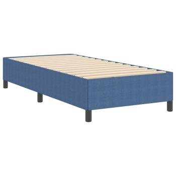Bettgestell Blau 90x190 cm Cordstoff