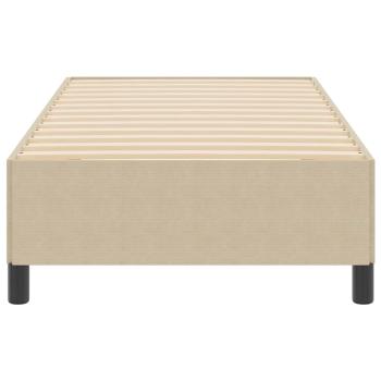 Bettgestell Hellgrün Grau 100x200 cm Cord-Stoff