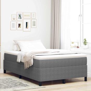ARDEBO.de - Bettgestell Hellgrau 120x190 cm Corduroy Stoff
