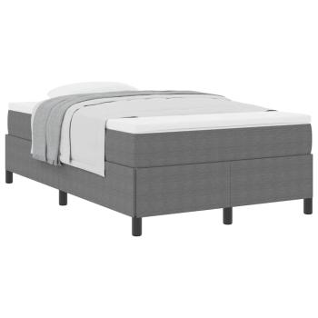 Bettgestell Hellgrau 120x190 cm Corduroy Stoff