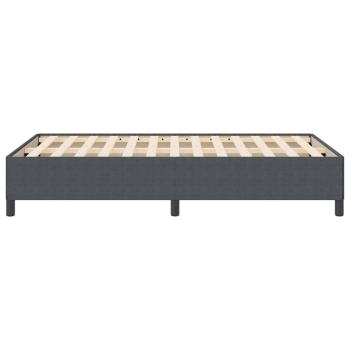 ARDEBO.de - Bettgestell Dunkelgrau 120x190 cm Cord-Panama-Stoff