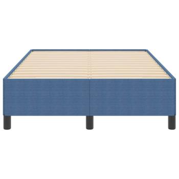 Bettgestell Blau 120x190 cm Cord-Style Stoff