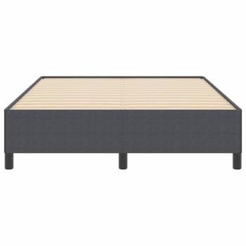 Bettgestell Dunkelgrau 140x190 cm Cord-Stoff