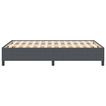 Bettgestell Dunkelgrau 140x190 cm Cord-Stoff