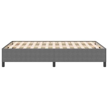 Bettgestell Hellgrau 140x200 cm Cord-Stoff