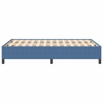 Bettgestell Blau 140x200 cm Cordstoff