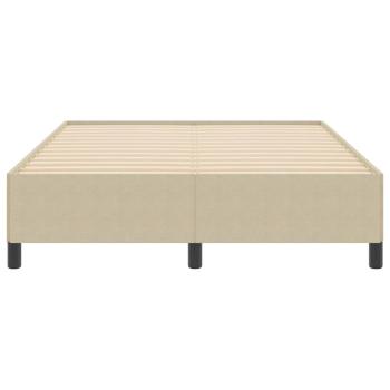 Bettgestell Lichtgrün Grau 140x200 cm Kordstoff