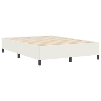Bettgestell Creme 160x200 cm Cordstoff