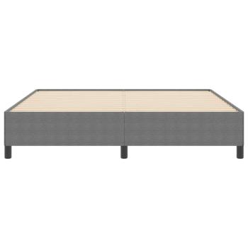 Bettgestell Hellgrau 180x200 cm Cord-Stoff