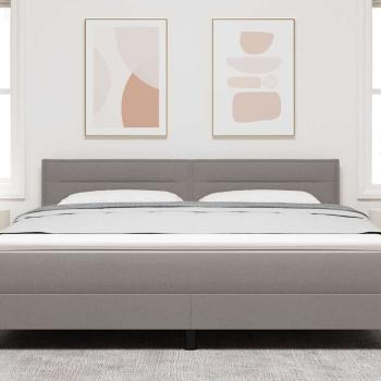 Kopfteil Linien Design Taupe 180 cm Stoff