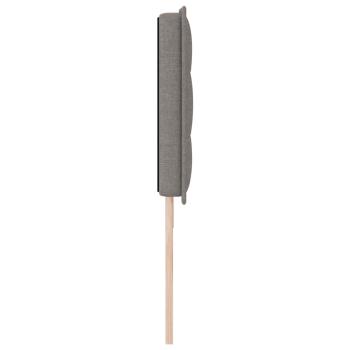 Kopfteil Linien Design Taupe 180 cm Stoff