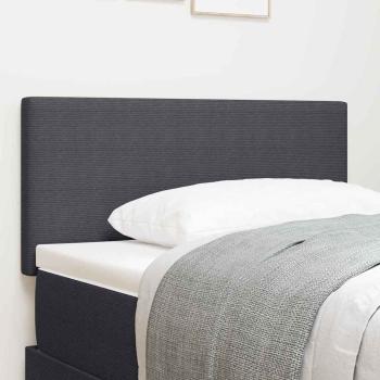 ARDEBO.de - Kopfteil Einfaches Design Dunkelgrau 100 cm Cordstoff