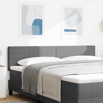 ARDEBO.de - Kopfteil Schlichtes Design Hellgrau 180 cm aus Cord-Stoff