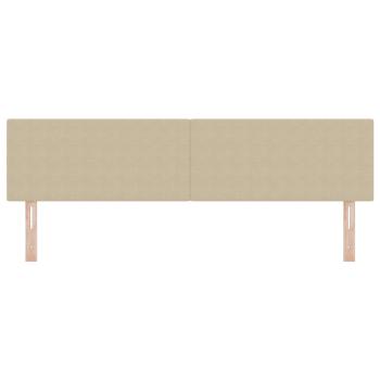 ARDEBO.de - Kopfteil Einfaches Design Hellgrün Grau 180 cm Cord-Stoff