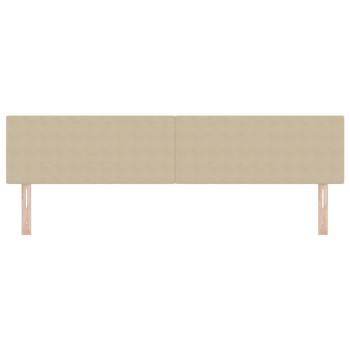 Kopfteil Einfaches Design Hellgrün Grau 200 cm Cordstoff