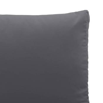 2-Sitzer Gartensofa mit anthrazitfarbenen Kissen