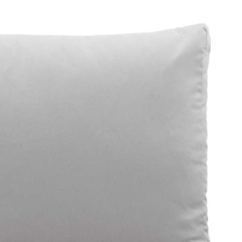 2-Sitzer Gartensofa mit hellgrauen Kissen