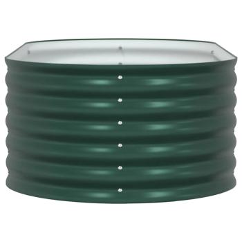 Hochbeet Garten Grün 160x80x44 cm, aus galvanisiertem Stahl