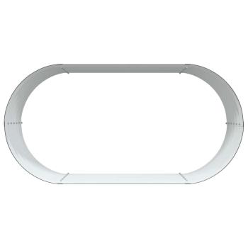 Garten Hochbeet Braun 160x80x44 cm Galvanisiertes Stahl