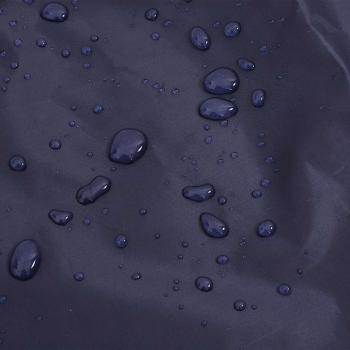 Hunde Regenmantel mit Reflexstreifen Polyester Marineblau L