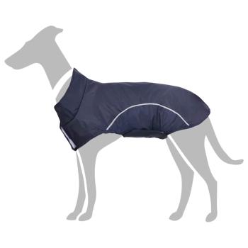 ARDEBO.de - Hunde Regenmantel mit Reflexstreifen Polyester Marineblau 2XL