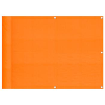 Balkon-Sichtschutz Orange 75x700 cm 100 % Polyester-Oxford