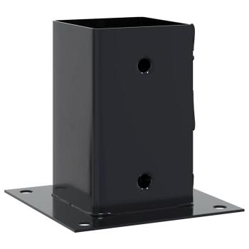 Pfostenträger Quadrat 12 Stk. 81x81mm Pulverbeschichteter Stahl