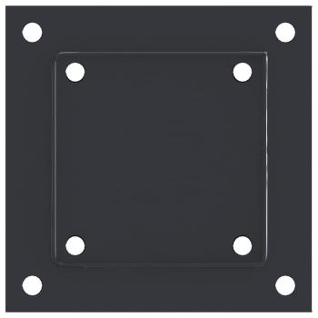 Pfostenträger Quadrat 12 Stk. 121x121mm Stahl Pulverbeschichtet