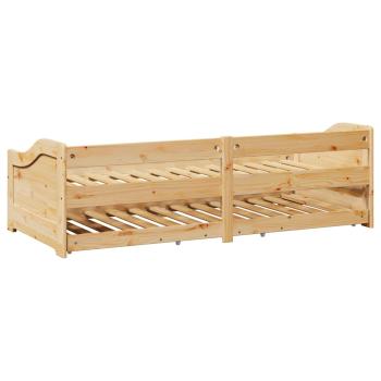 Tagesbett Ausziehbar ohne Matratze IRUN 90x200cm