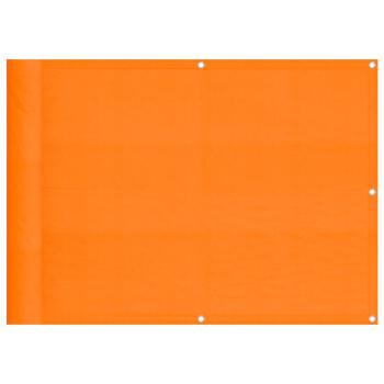 Balkon-Sichtschutz Orange 75x800 cm 100 % Polyester-Oxford