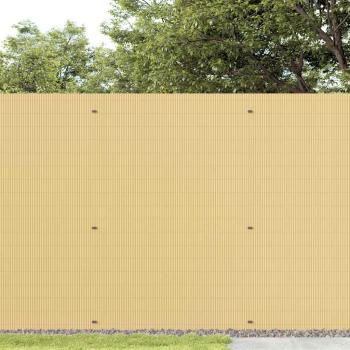 Gartenzaun Doppelseitig Gelb 1,8x3 m PVC