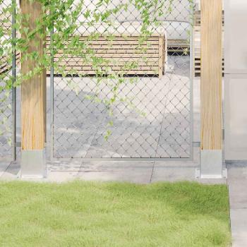 ARDEBO.de - Pfostenträger Quadratisch 12 Stk. 101x101mm Stahl Verzinkt