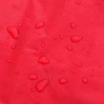 Hunde Regenmantel mit Reflexstreifen Polyester Rot M