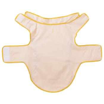 Hunde Regenmantel mit Reflexstreifen Polyester Gelb XL